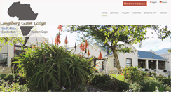 Desktop Screenshot of langeberg-lodge.com